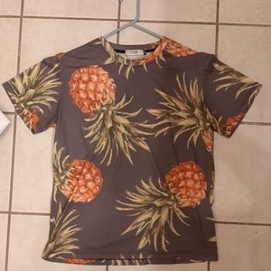 Dank Apparel Medium Gray Pineapple Shirt